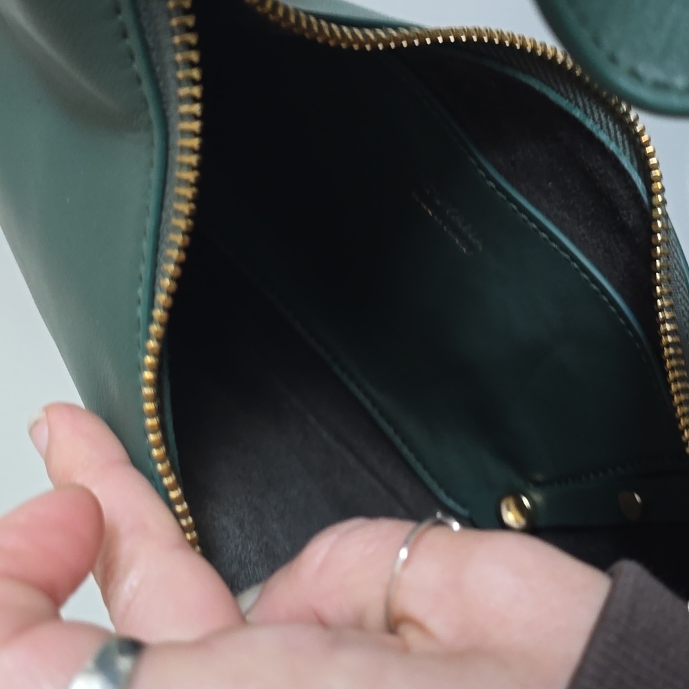 NWT Cuyana Mini Celestia Bag In Bottle Green - Picture 2 of 12